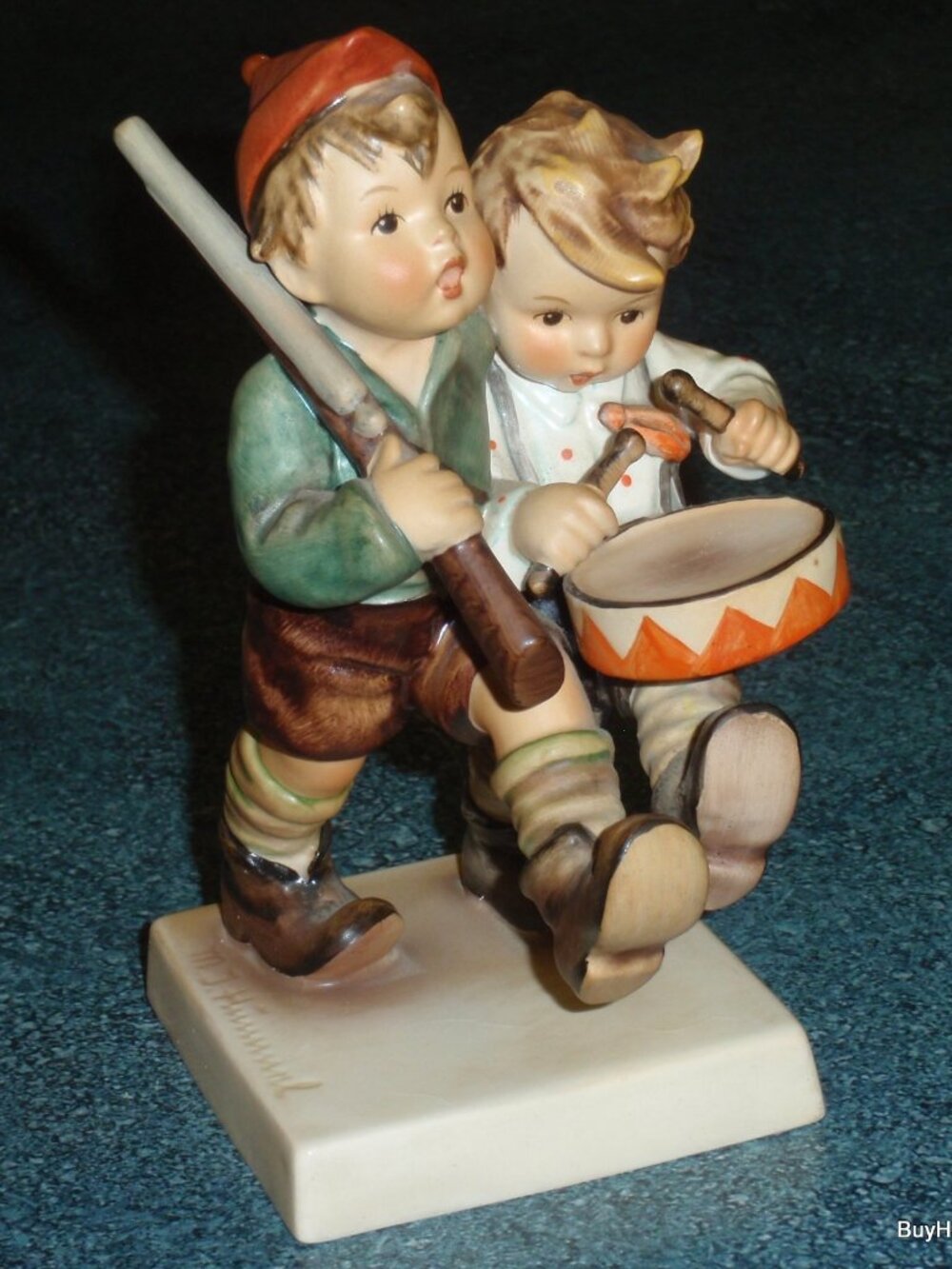 "Volunteers" Goebel Hummel Figurine 50/1 - Soldier Boys Marching LARGE VERSION!